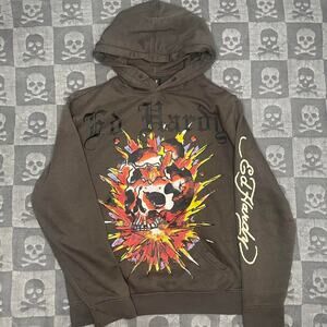 Ed hardy hoodie size m